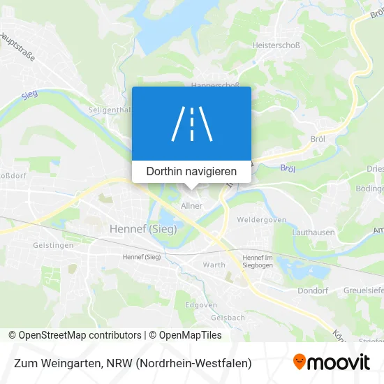 Zum Weingarten Karte