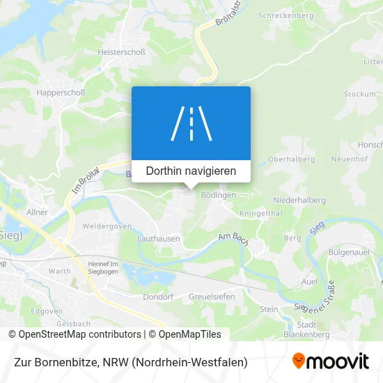 Zur Bornenbitze Karte