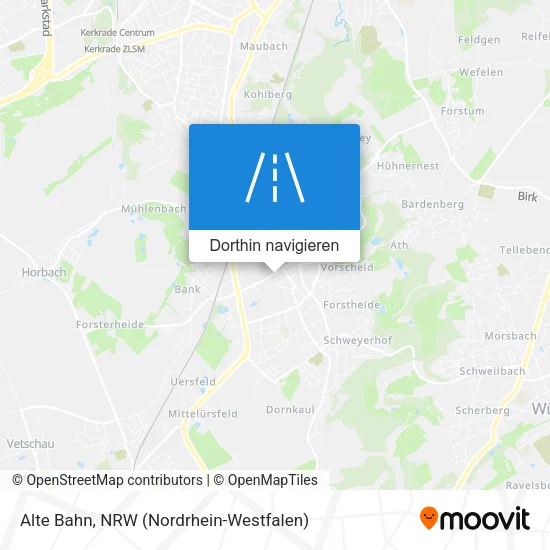 Alte Bahn Karte