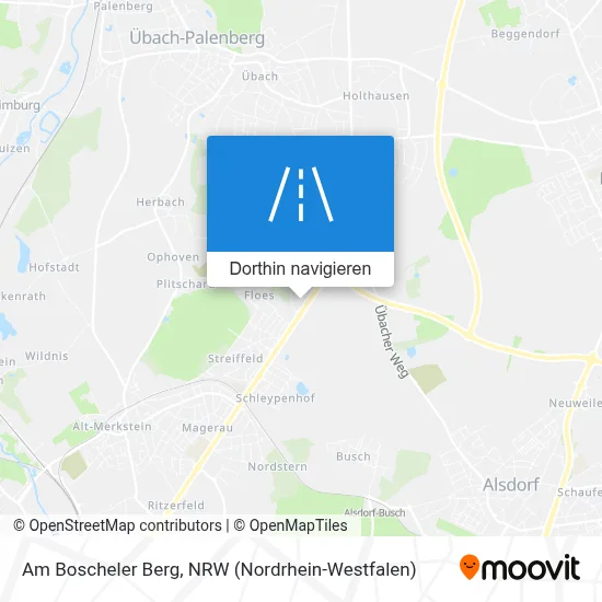 Am Boscheler Berg Karte