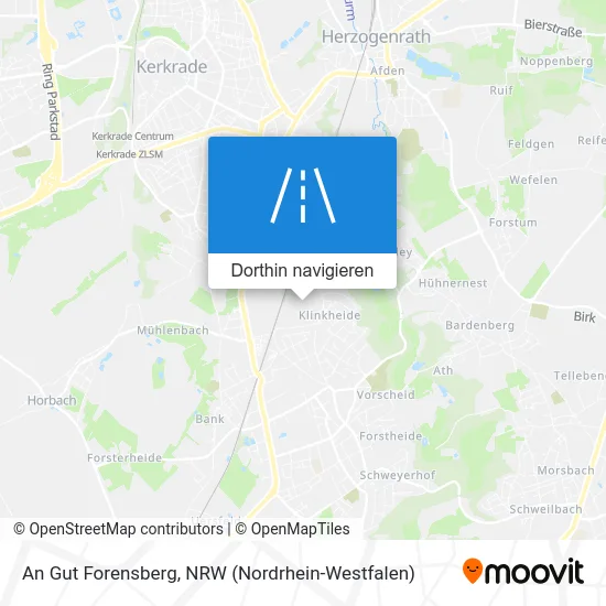 An Gut Forensberg Karte