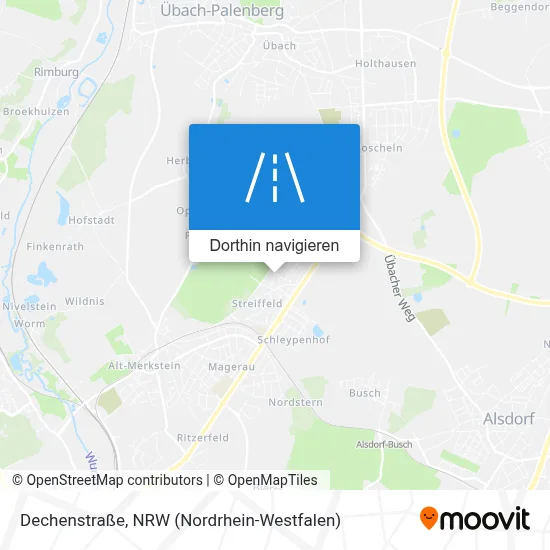 Dechenstraße Karte