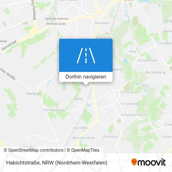 Habichtstraße Karte
