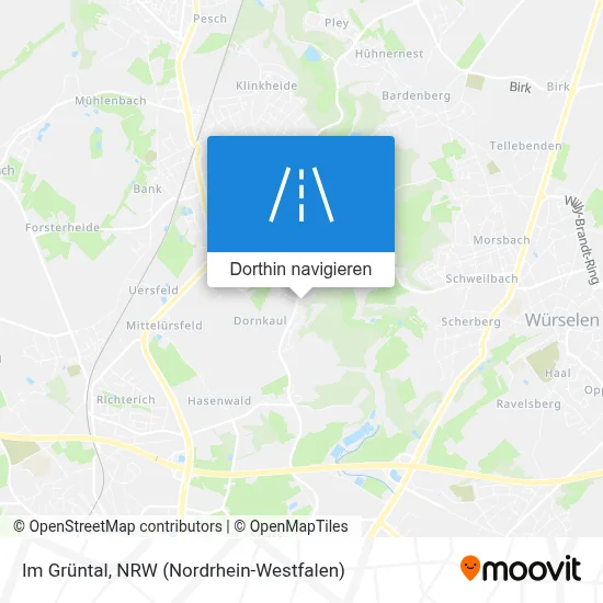 Im Grüntal Karte