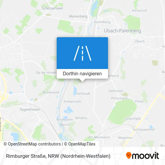 Rimburger Straße Karte