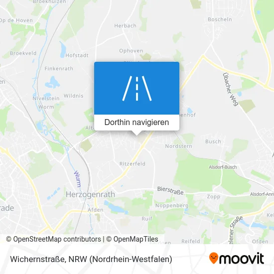 Wichernstraße Karte