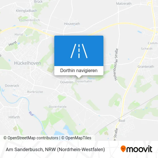 Am Sanderbusch Karte