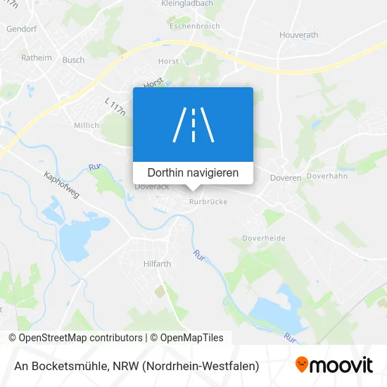 An Bocketsmühle Karte