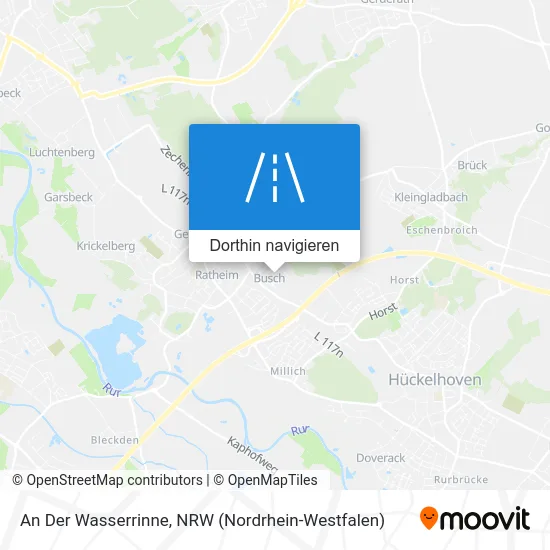 An Der Wasserrinne Karte