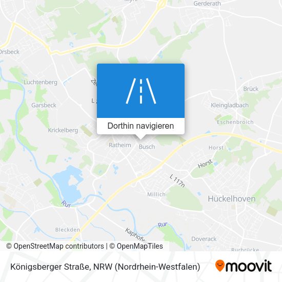 Königsberger Straße Karte