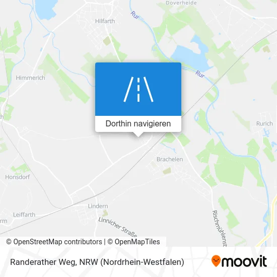Randerather Weg Karte