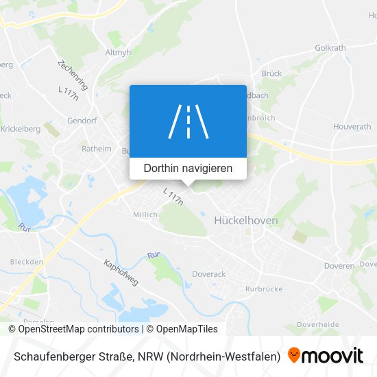 Schaufenberger Straße Karte