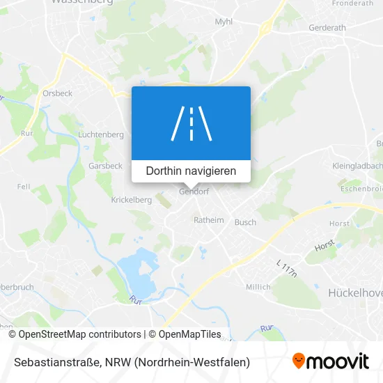 Sebastianstraße Karte