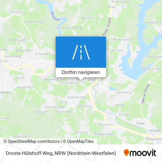 Droste-Hülshoff-Weg Karte