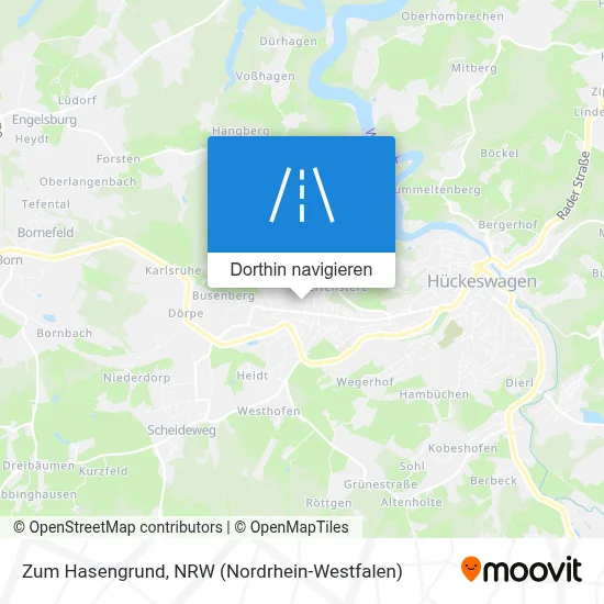 Zum Hasengrund Karte