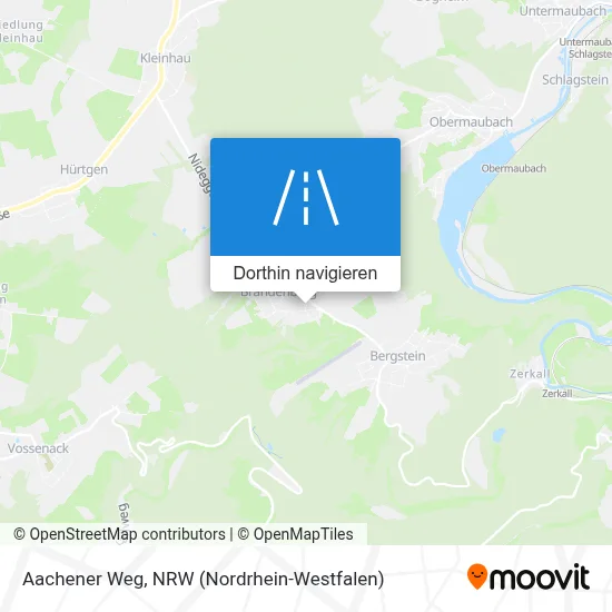 Aachener Weg Karte