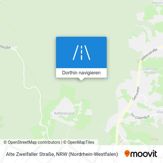 Alte Zweifaller Straße Karte