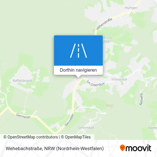 Wehebachstraße Karte