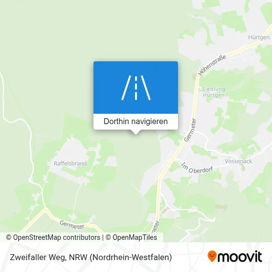 Zweifaller Weg Karte