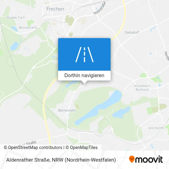 Aldenrather Straße Karte