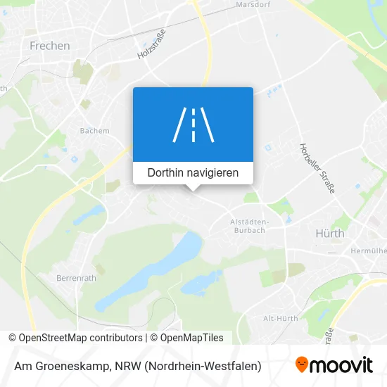 Am Groeneskamp Karte