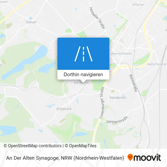 An Der Alten Synagoge Karte