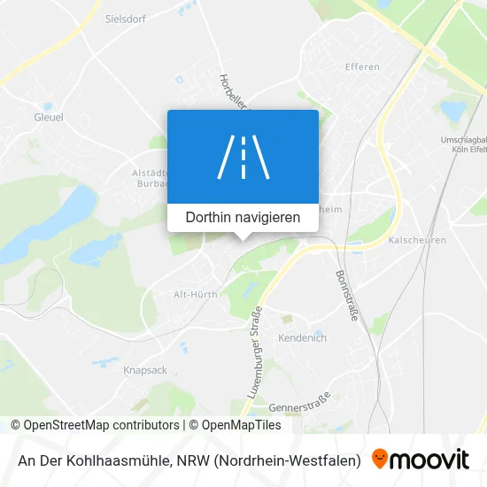 An Der Kohlhaasmühle Karte