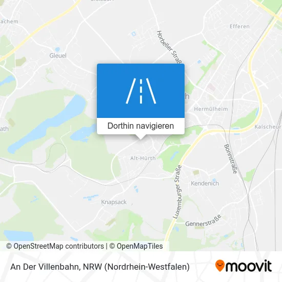 An Der Villenbahn Karte