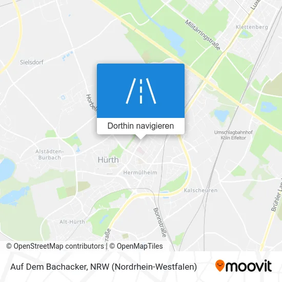 Auf Dem Bachacker Karte