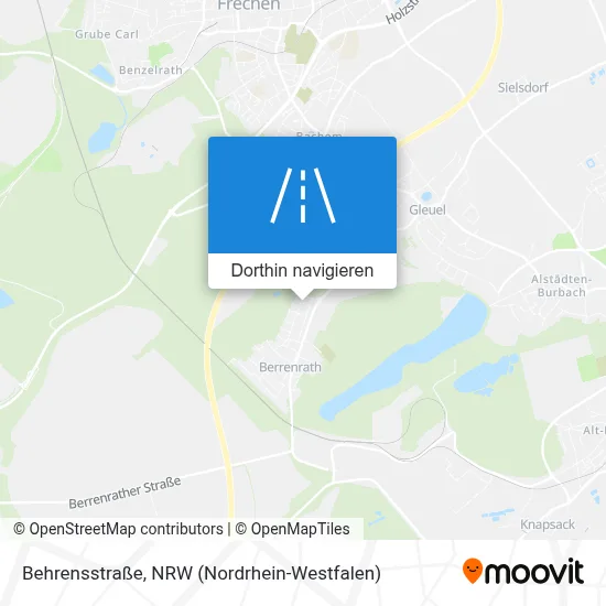 Behrensstraße Karte