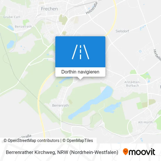 Berrenrather Kirchweg Karte