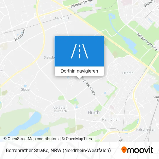 Berrenrather Straße Karte