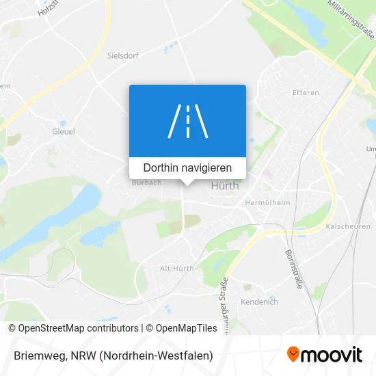 Briemweg Karte