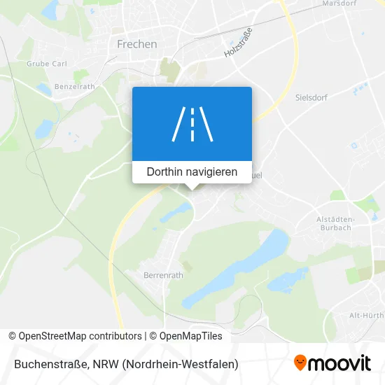 Buchenstraße Karte