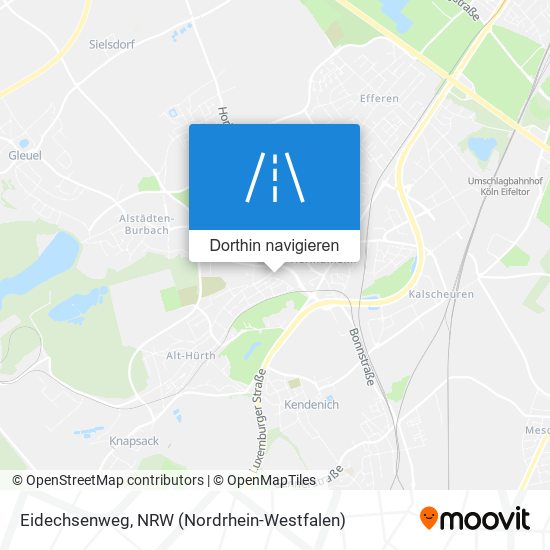 Eidechsenweg Karte