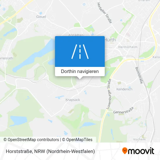 Horststraße Karte