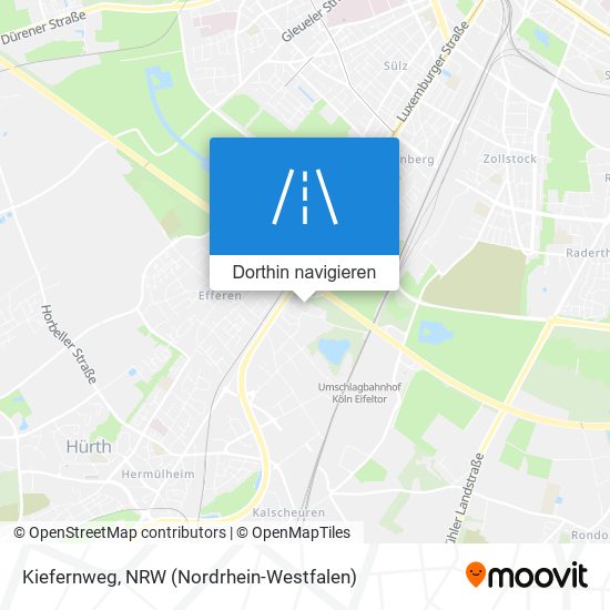 Kiefernweg Karte