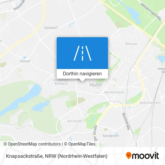 Knapsackstraße Karte