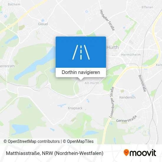 Matthiasstraße Karte
