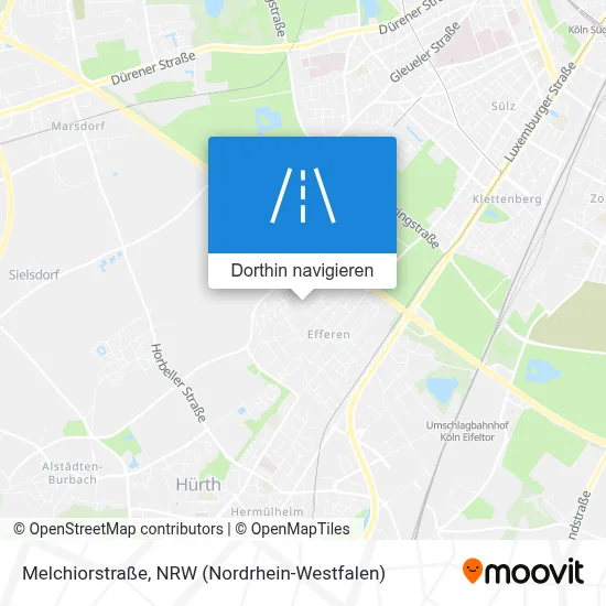 Melchiorstraße Karte