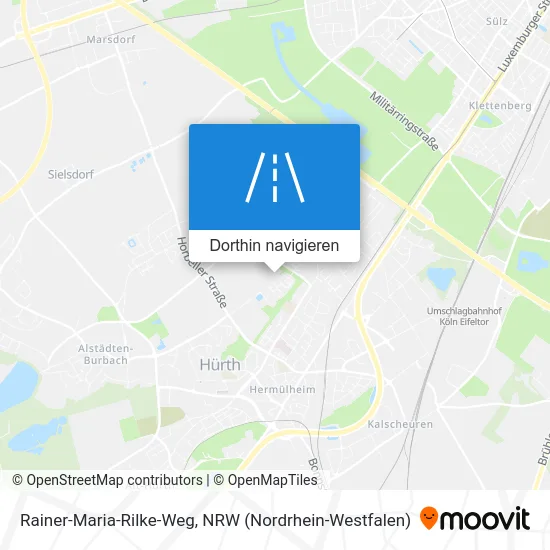 Rainer-Maria-Rilke-Weg Karte