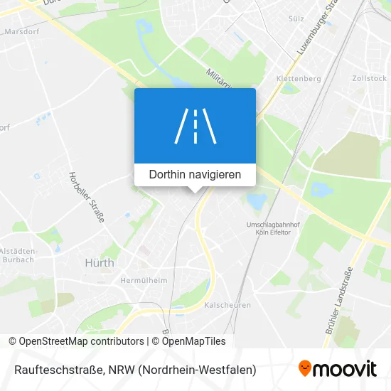 Raufteschstraße Karte