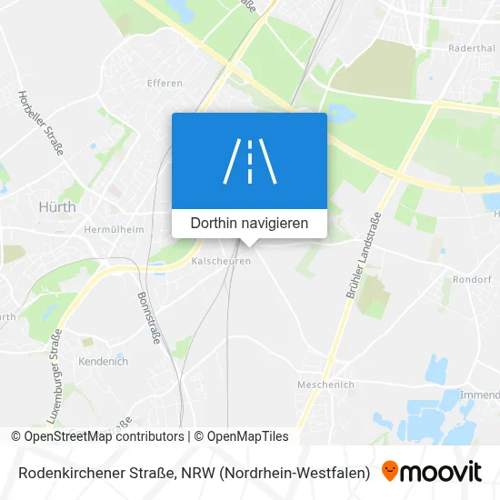 Rodenkirchener Straße Karte