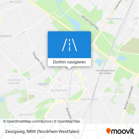 Zeisigweg Karte