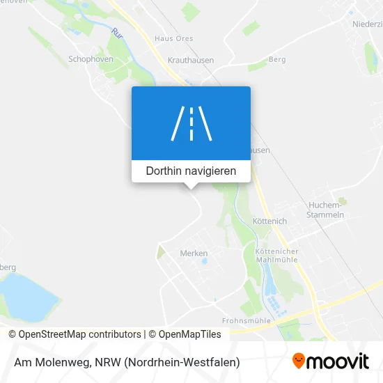 Am Molenweg Karte