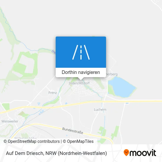 Auf Dem Driesch Karte