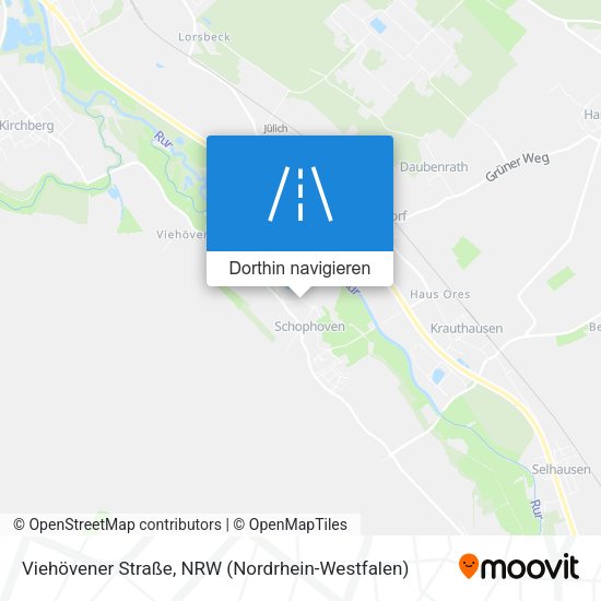 Viehövener Straße Karte