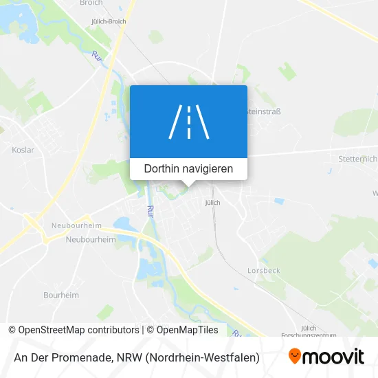 An Der Promenade Karte