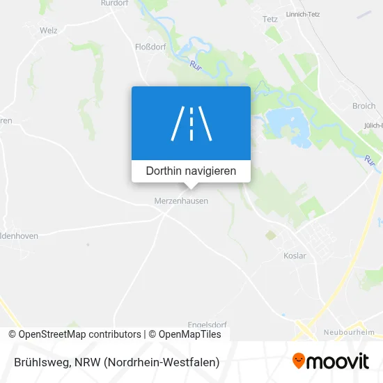 Brühlsweg Karte