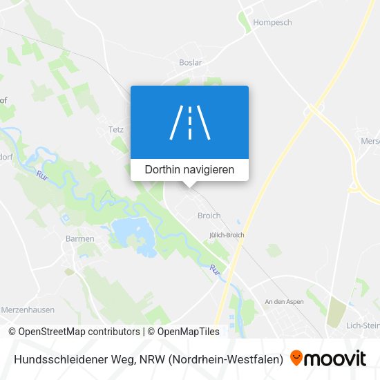 Hundsschleidener Weg Karte